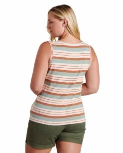 Grom Tank - Women's -Toad&Co Shop 1035988706 ToadAndCo GromTank Salt70sStripe Wmns Rear