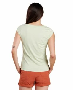 Anza Short-Sleeve Shirt - Women's -Toad&Co Shop 1035988717 ToadAndCo AnzaShortSleeveShirt Elderflower Wmns Rear