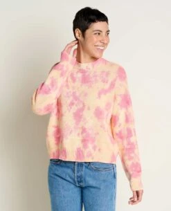 Bianca II Crew Sweater -Toad&Co Shop T1001301 Taffy Tie Dye 4