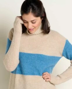 Toddy T-Neck Sweater -Toad&Co Shop T1001304 Glacier 3