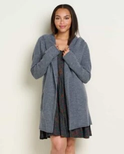 Merino Heartfelt Hoodie -Toad&Co Shop T1071409 Charcoal Heather 3