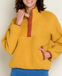 Women's Campo Fleece Pullover 5 Women's Campo Fleece Pullover -Toad&Co Shop T1081305 Acorn 3