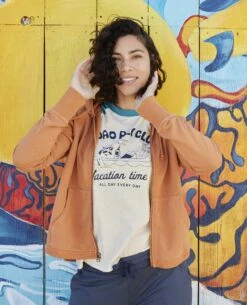 Women's Epiq Zip Hoodie 6 Women's Epiq Zip Hoodie -Toad&Co Shop T1081903 HAZEL 3