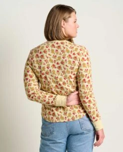 Foothill Long Sleeve Crew -Toad&Co Shop T1241009 Barley Floral Print 6
