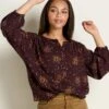 Manzana Long Sleeve Peasant Top