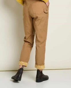 Bramble Flannel Lined Overall -Toad&Co Shop T1441201 Tabac II 4