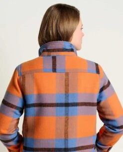 Women's Burntside Trucker Jacket -Toad&Co Shop T1541005 Mandarin 4