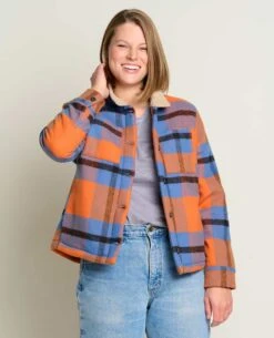 Women's Burntside Trucker Jacket -Toad&Co Shop T1541005 Mandarin 5