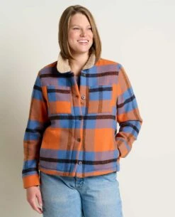Women's Burntside Trucker Jacket -Toad&Co Shop T1541005 Mandarin 7
