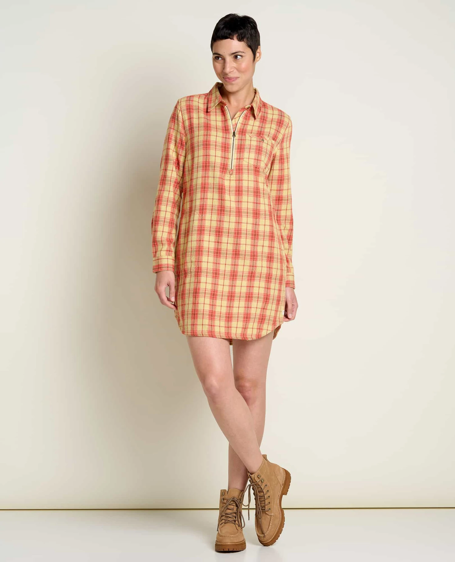 Bodie Quarter Zip Dress 3 Bodie Quarter Zip Dress - Image 3