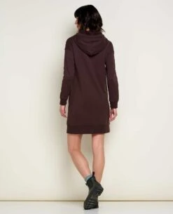 Hemp Daybreaker Hooded Dress -Toad&Co Shop T1781300 Carob 3