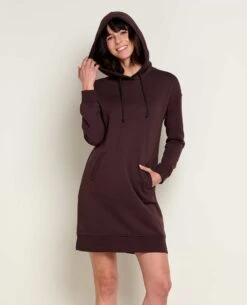 Hemp Daybreaker Hooded Dress -Toad&Co Shop T1781300 Carob 4 5604f063 0739 4796 ae5d a710dfc39f52