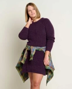 Toddy Crew Sweater Dress -Toad&Co Shop T1781303 Blackberry 3
