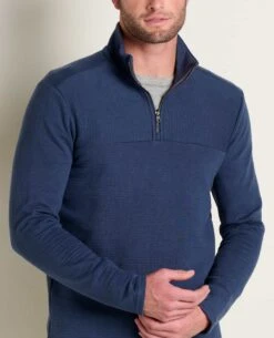 Moonwake 1/4 Zip Pullover -Toad&Co Shop T2081106 True Navy 3