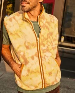 Men's Campo Fleece Vest 10 Men's Campo Fleece Vest -Toad&Co Shop T2081302 Barley Tie Dye Print 5