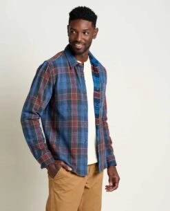 Over And Out Reversible Long Sleeve Shirt -Toad&Co Shop T2241002 Cornflower 4