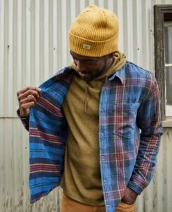 Over And Out Reversible Long Sleeve Shirt -Toad&Co Shop T2241002 Cornflower 5