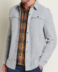 Kennicott Shirt Jacket -Toad&Co Shop T2621706 Heather Grey 3